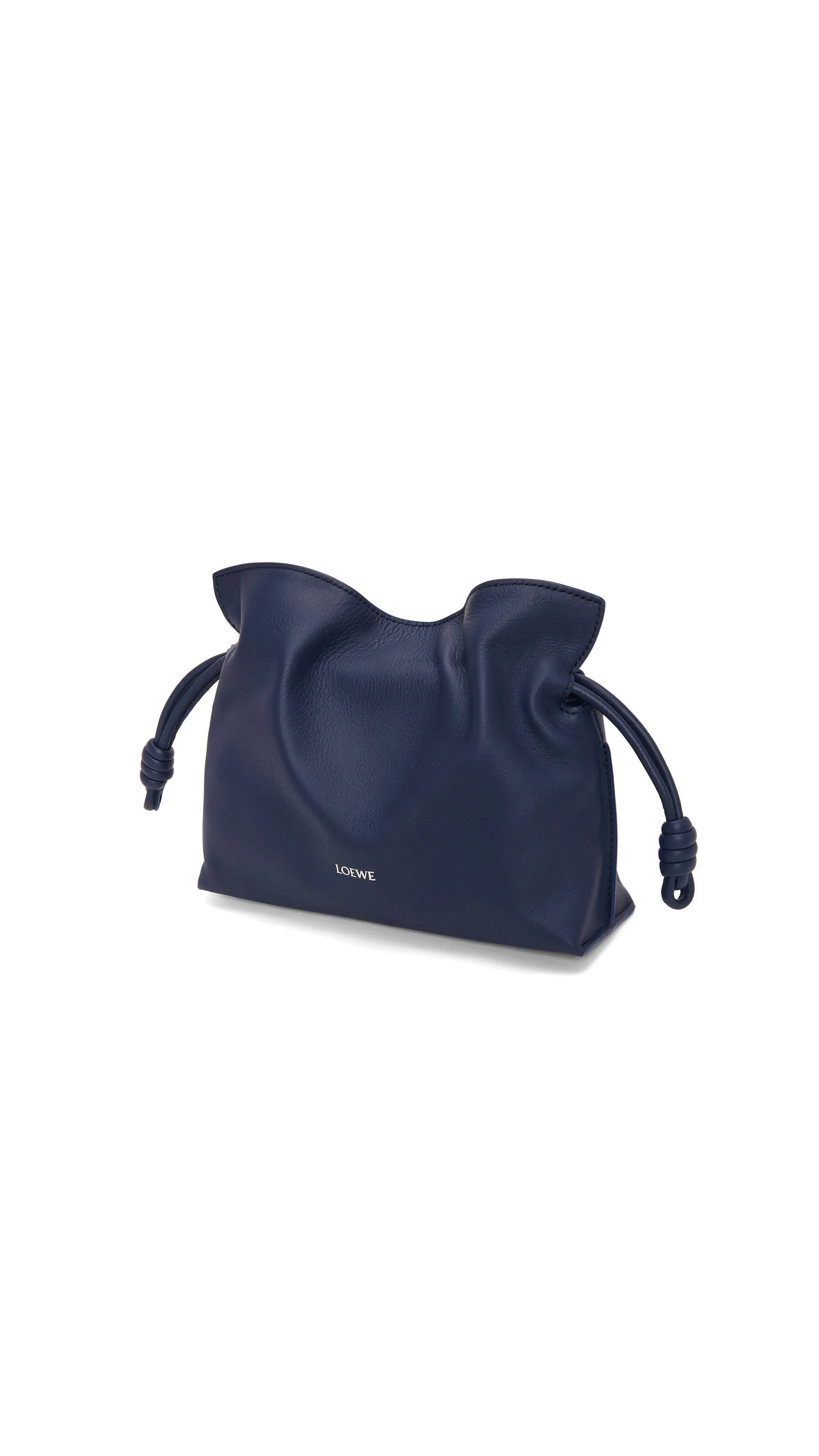 Blue Abyss Nappa Calfskin Mini Flamenco Clutch