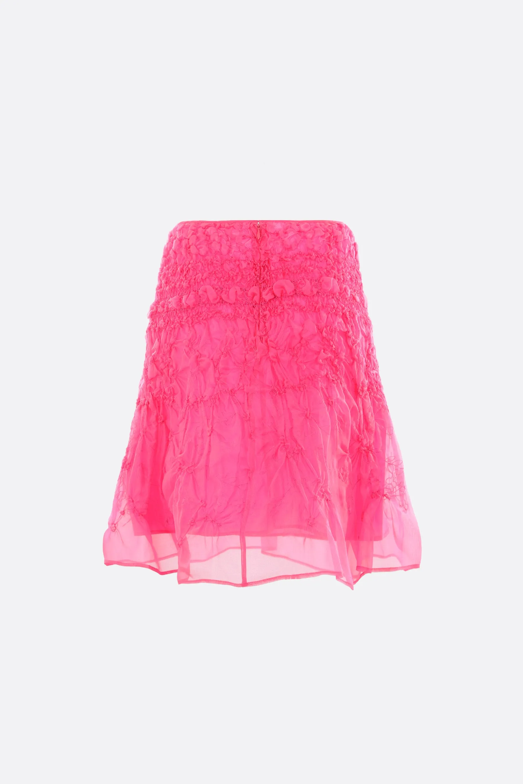 Smocked Organza Skirt