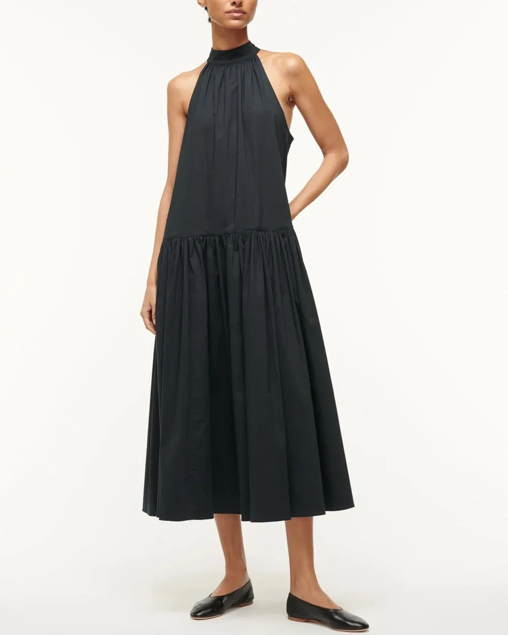 Marlowe Black Midi Dress