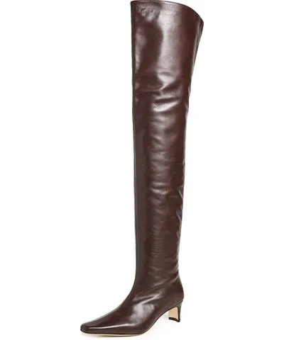 Staud Wally Over-the-Knee Boots Espresso 35