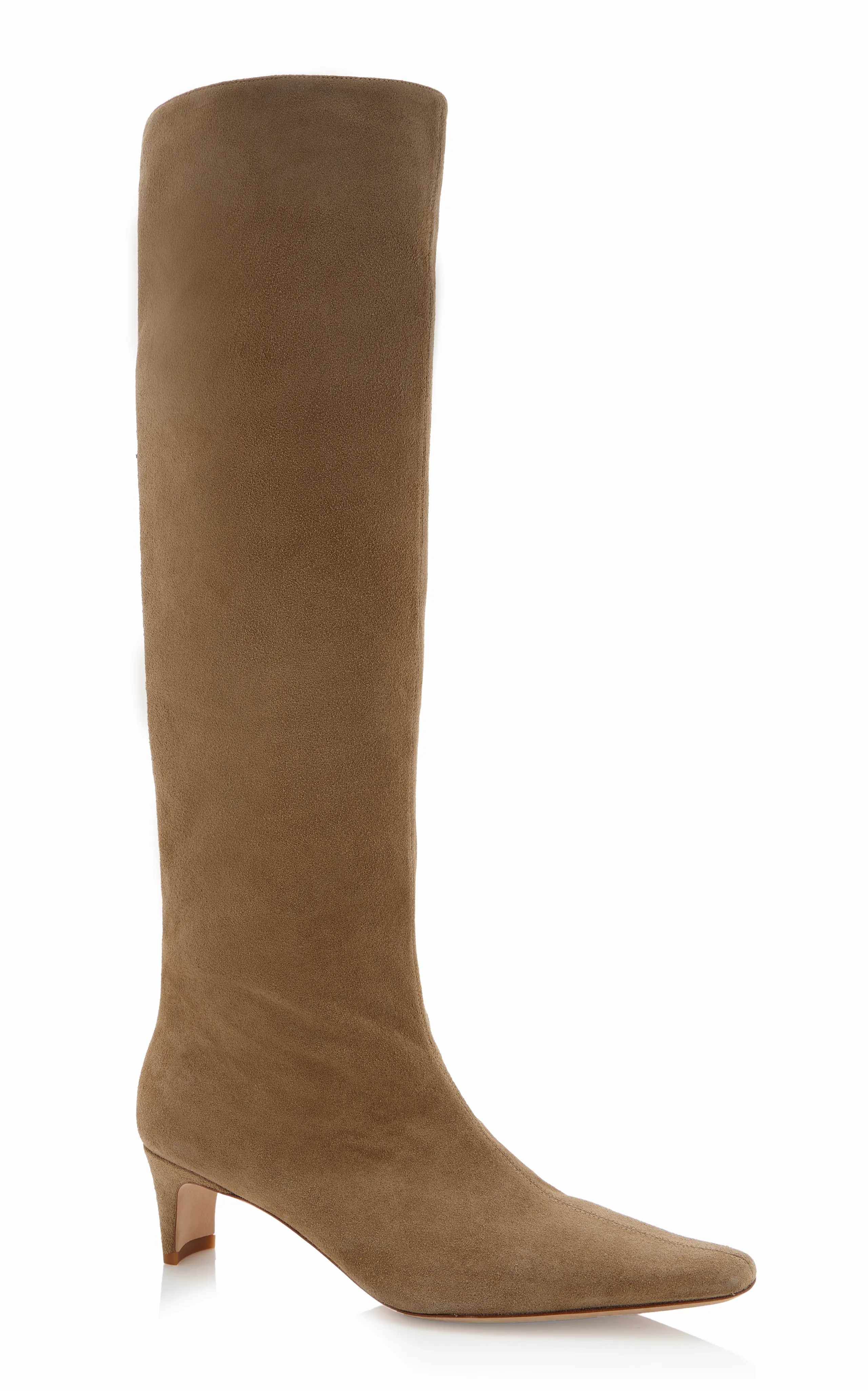 STAUD Wally Suede Knee Boots