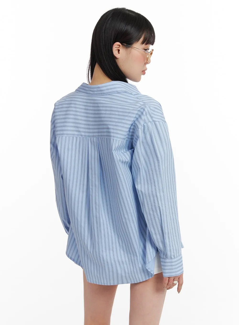 Buttoned Stripe Shirt