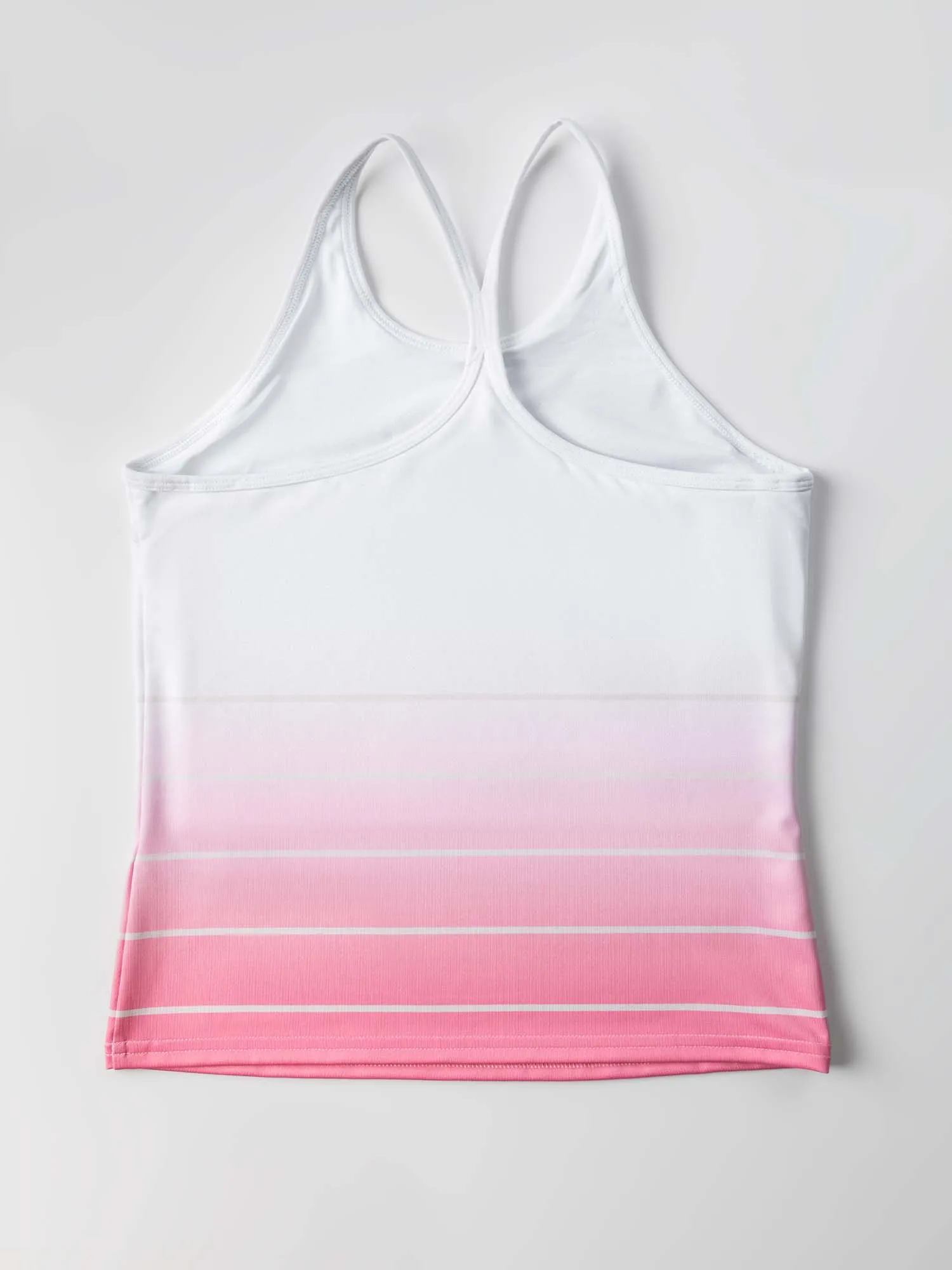 Girls Tank in Plumeria Ombre with Straps