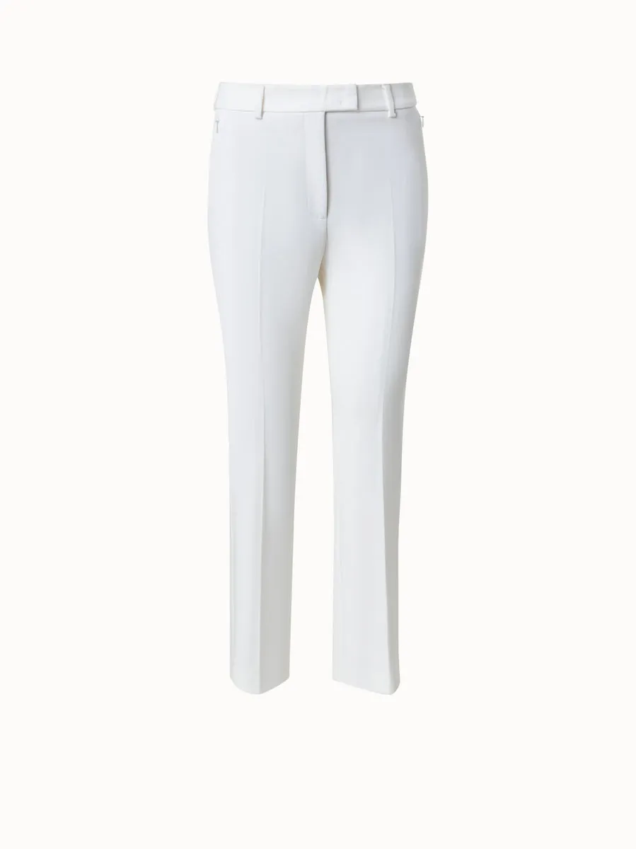 Techno Wool Stretch Cropped Pants Gabardine