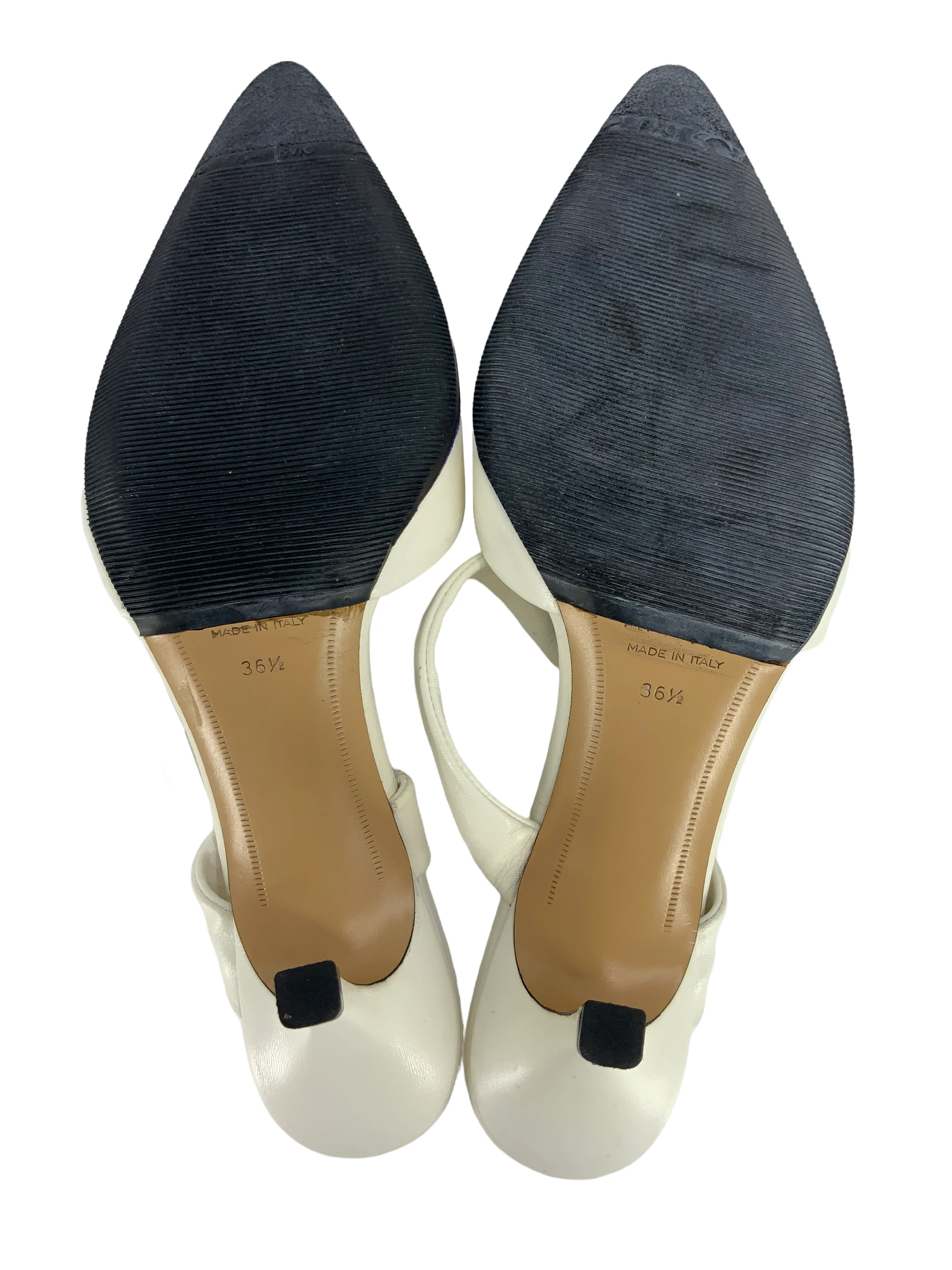 Leather Mule Pumps - The Row Gala Twist - Size 6.5