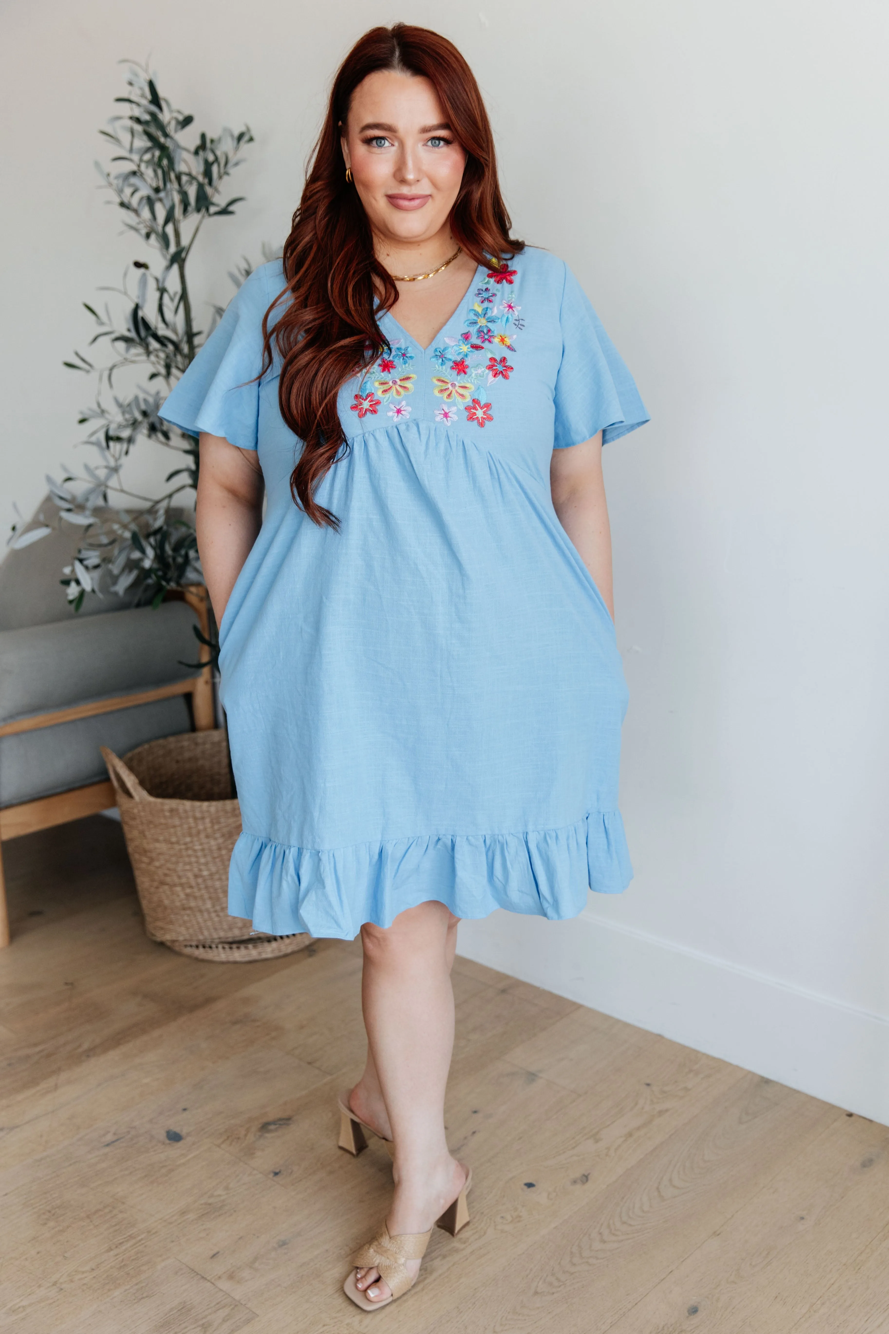 V-Neck Dress for Caregivers