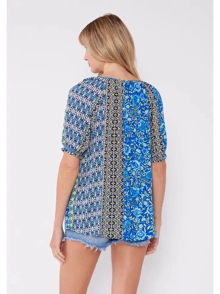 Stylish Bohemian Print Top