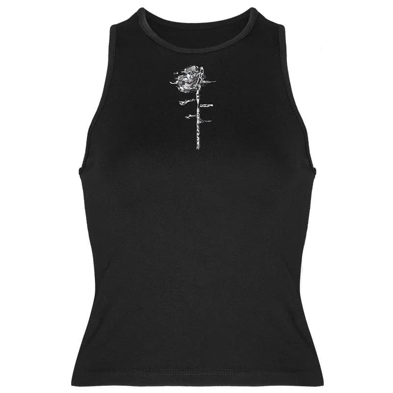 Grunge Rose Women's Tank Tops