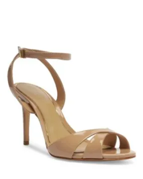 Women's High Heel Sandals with Almond Toe and Crossover Straps