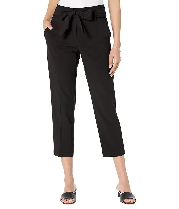 Women's High-Waisted Tie Front Pants - DKNY