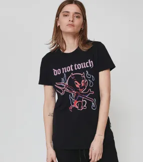 women's naughty devil t-shirt