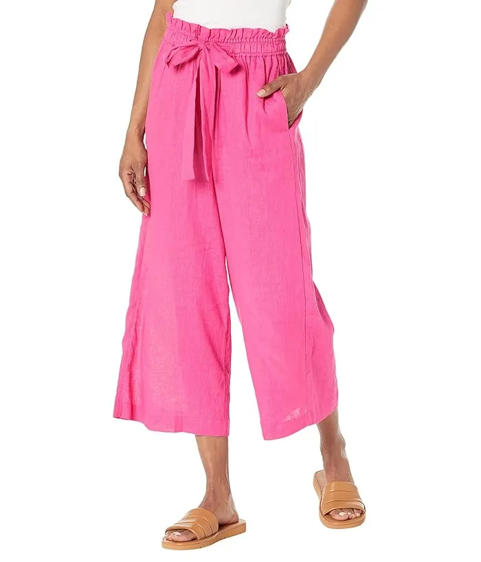 Women's Wide Leg Pants with Tie Front by MICHAEL Michael Kors