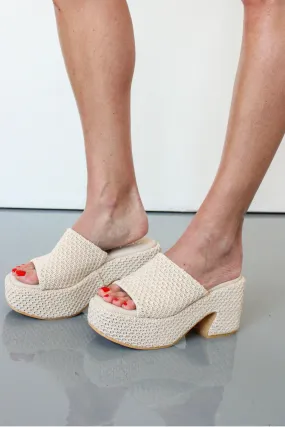 Summer Woven Sandal Heel