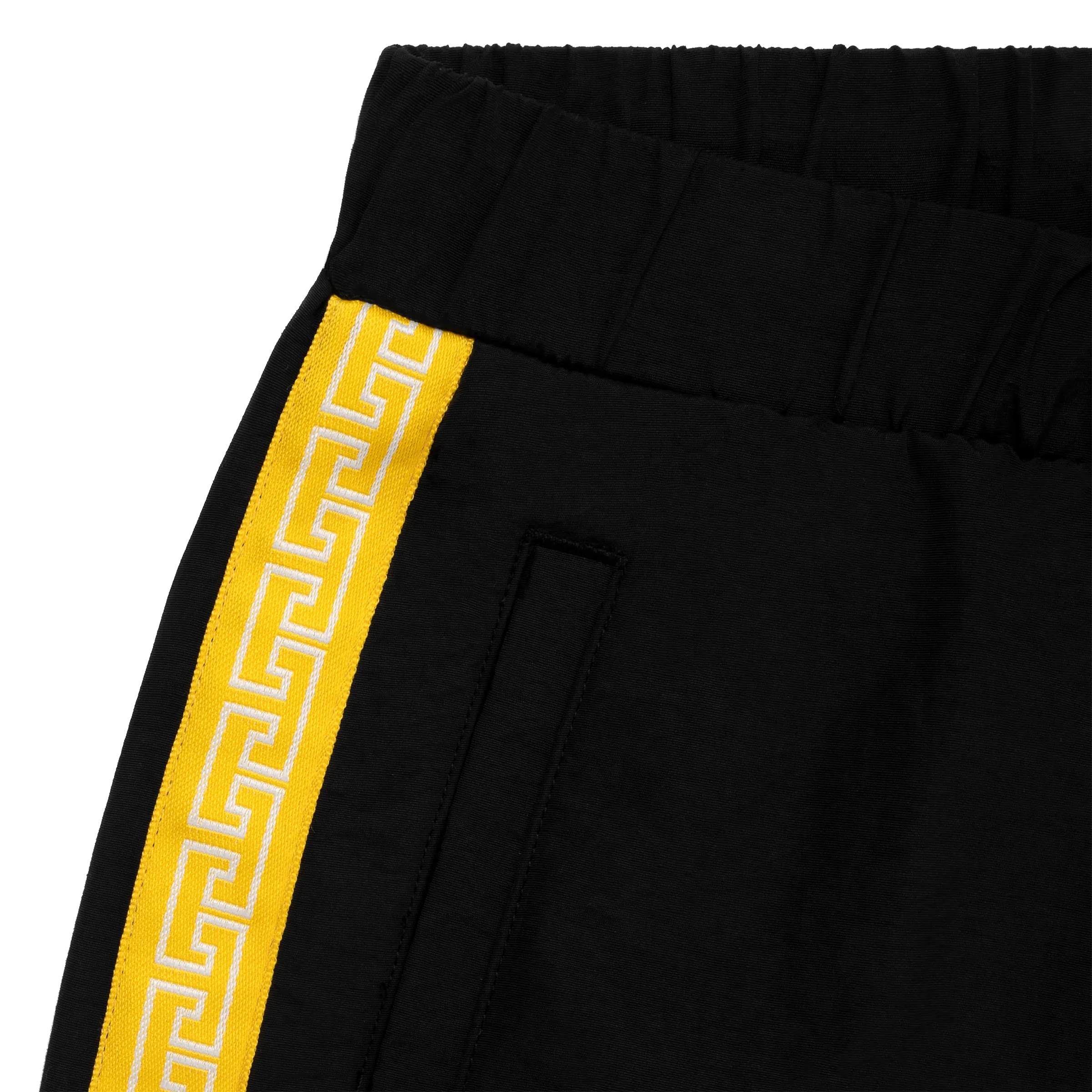 Black Sci-Fi Fantasy Woven Shorts