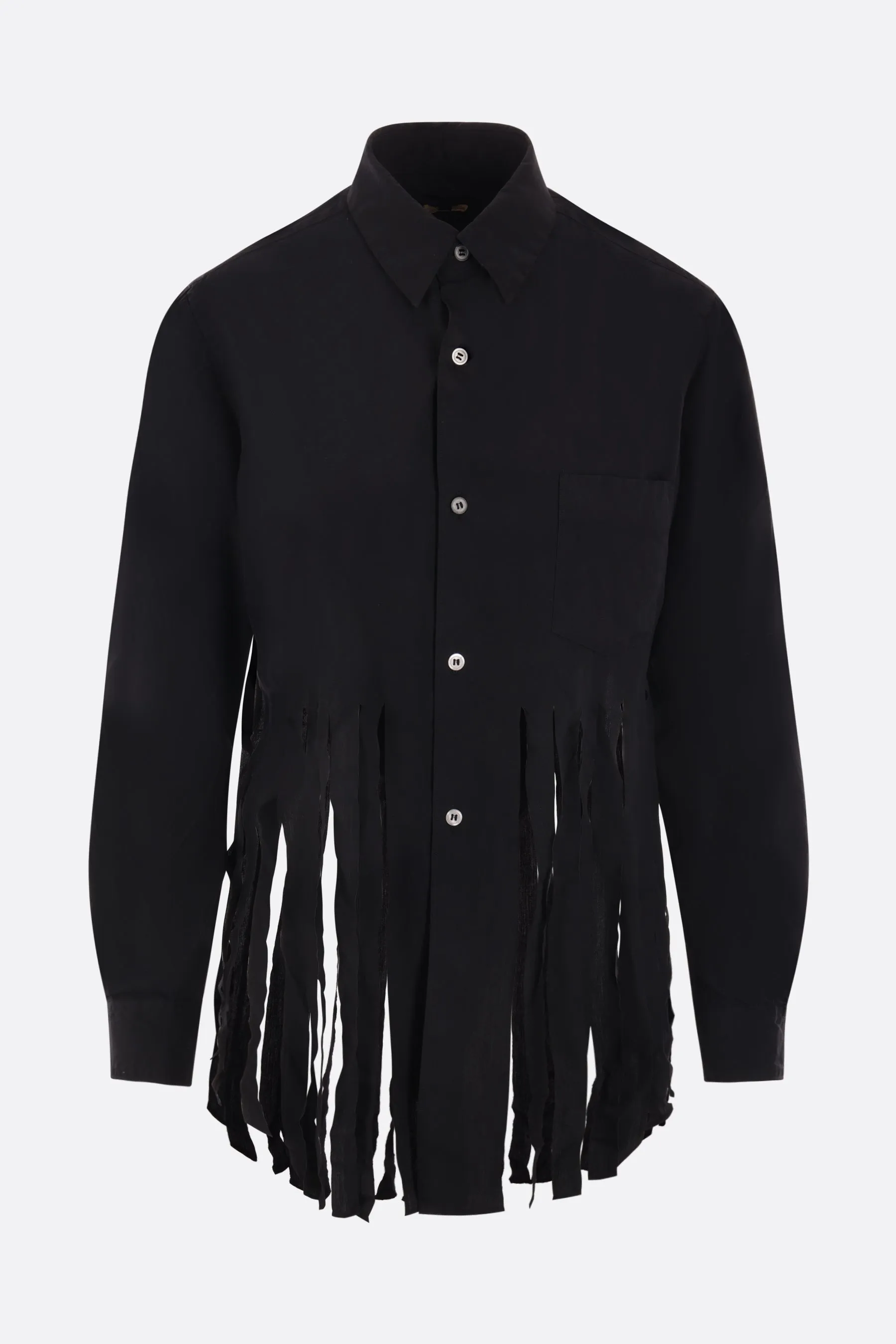 Wrinkled Fringe Shirt